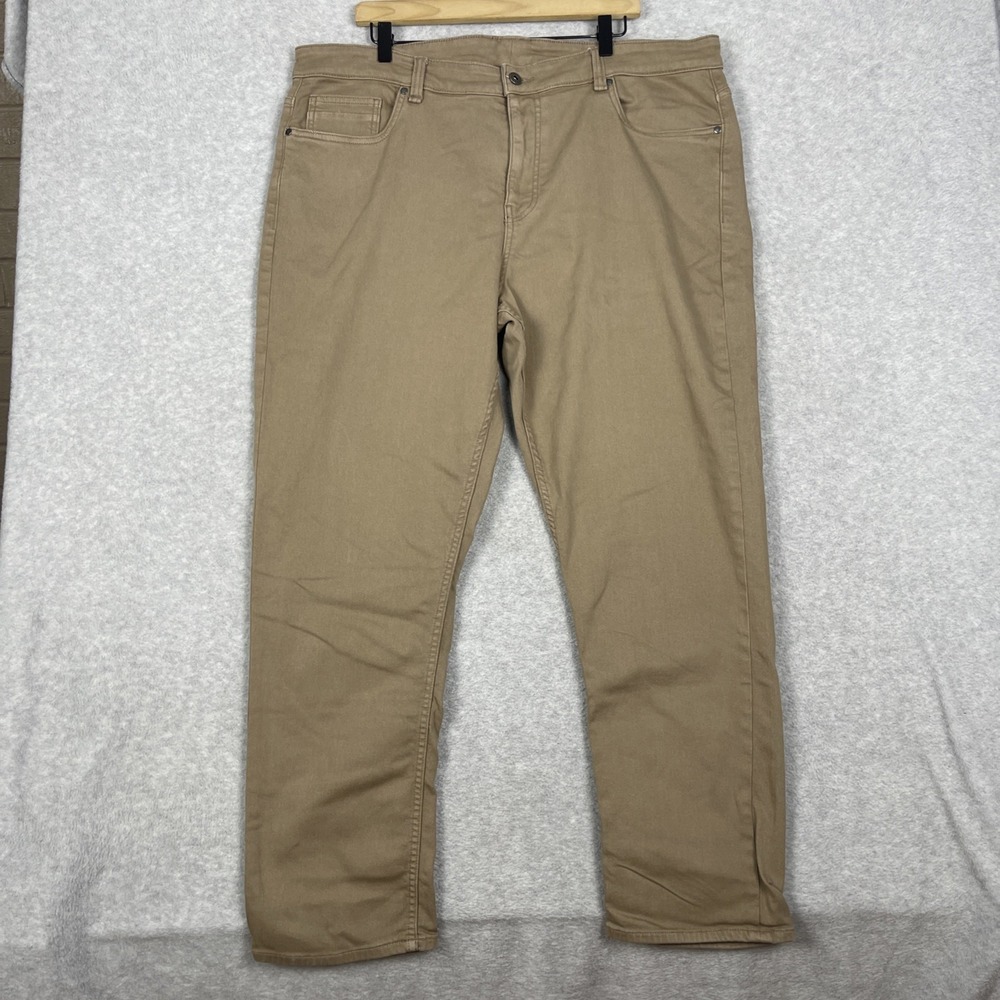 TPJ The Perfect Jean NYC Athletic Fit Jeans Mens 40 Brown Stretch Denim